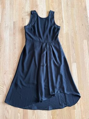 Banana Republic Black Dress with Asymmetrical Skirt